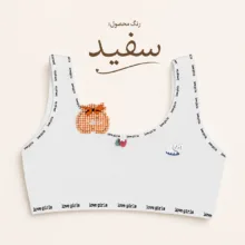 نیم‌ تنه دخترانه پنبه‌ای راه‌ راه مدل RO-403