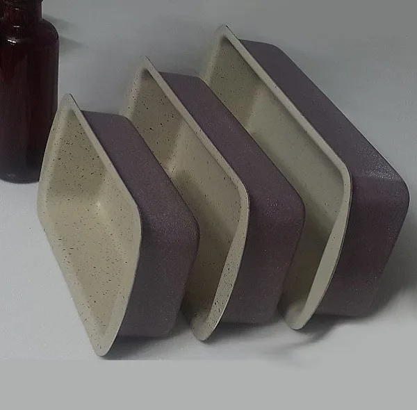 قالب کیک به گز مدل لوف مستطیل مجموعه 3 عددی