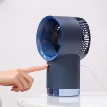 پنکه رومیزی شارژی Air fan مدل XY-365ظرفیت 4000 میلی‌آمپر ساعت