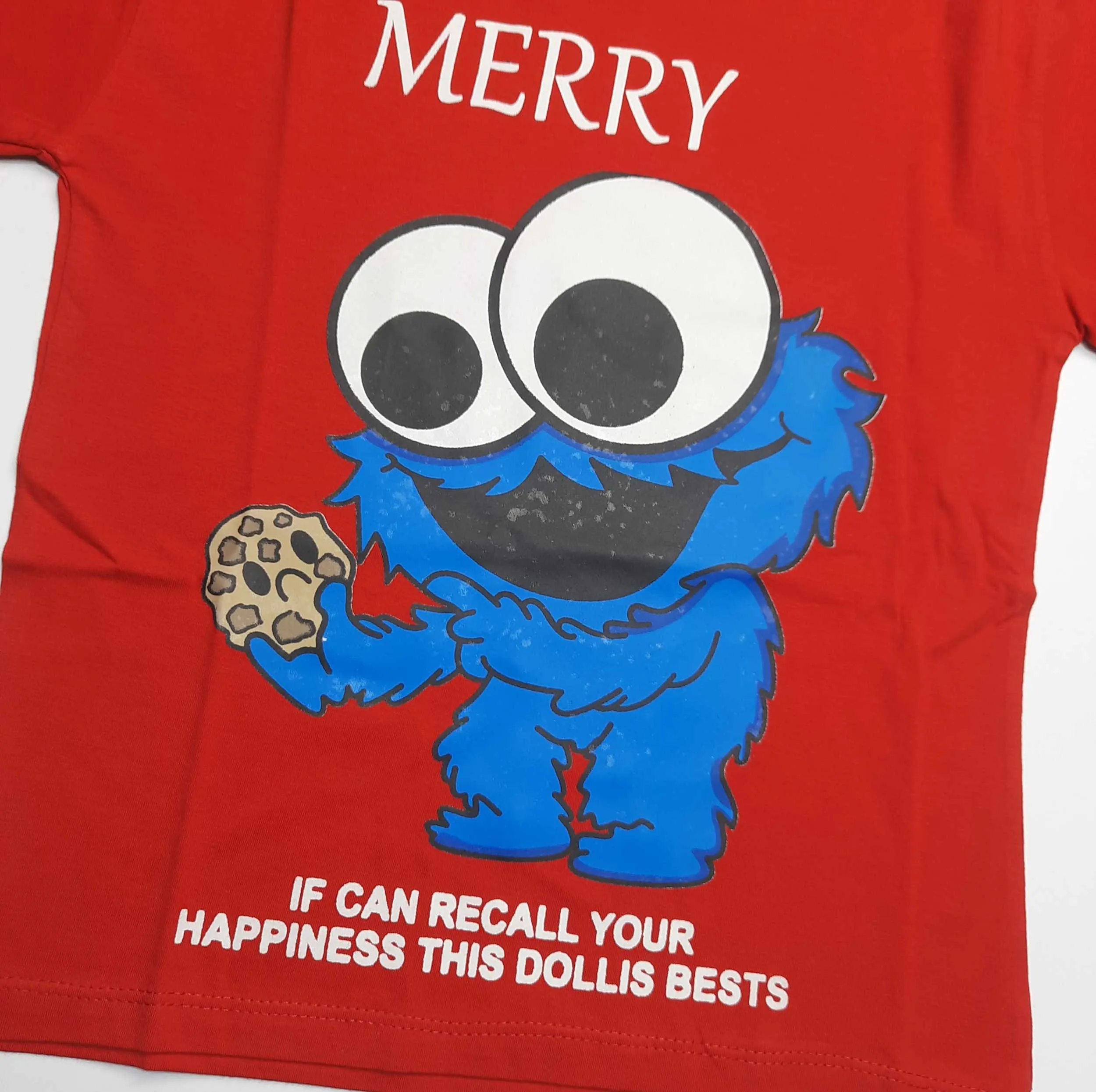 تی‌شرت لانگ آستین کوتاه بچگانه مدل Merry