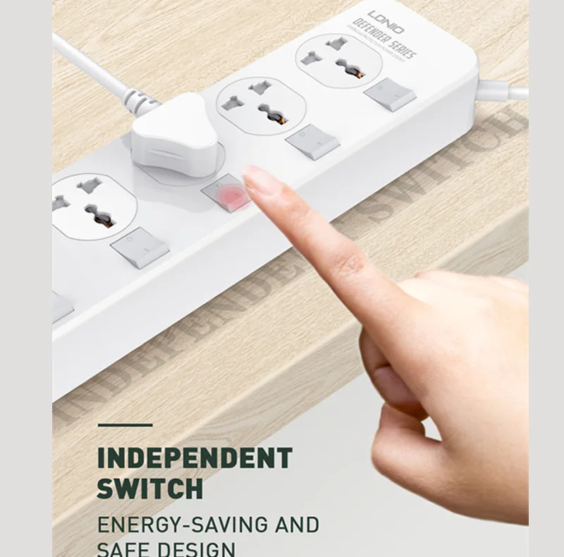 چند راهی برق الدینیو مدل Power Socket