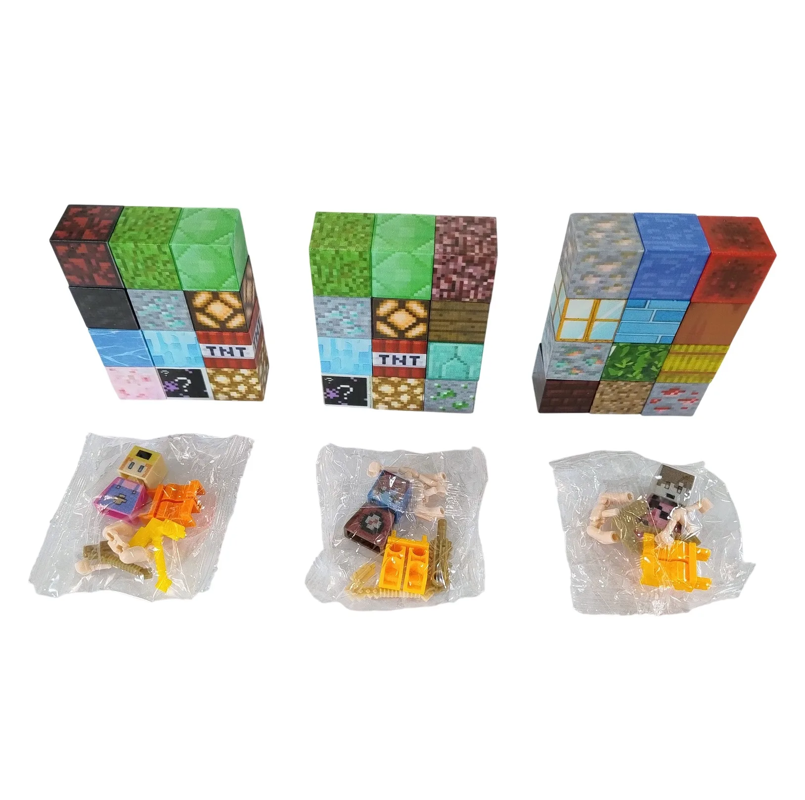 ساختنی 12 تکه مدل مکعب مغناطیسی طرح ماینکرافت