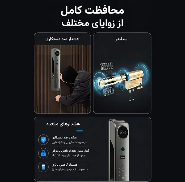 دستگیره در هوشمند تویا مدل DH-P780