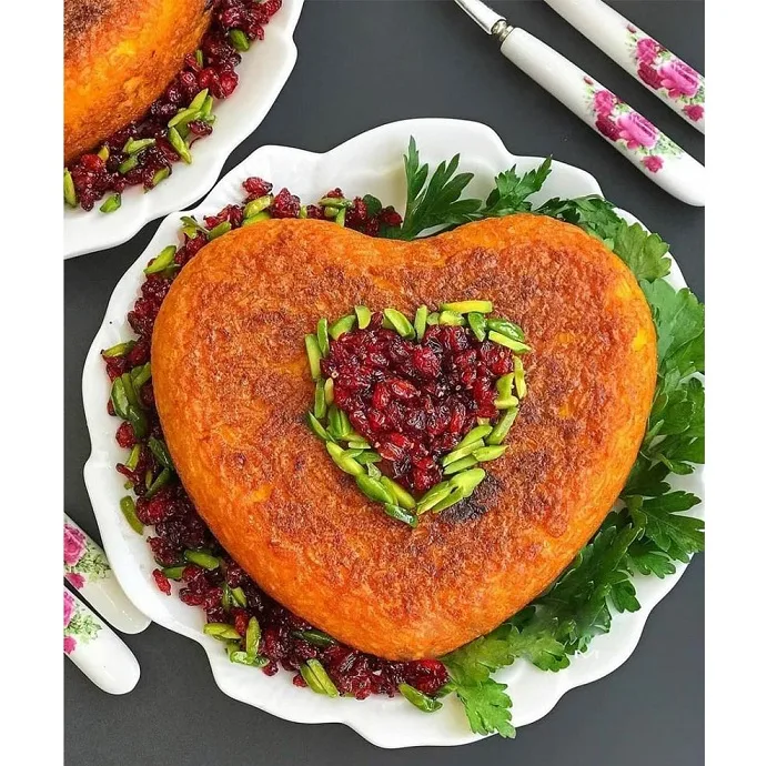 قالب کیک به گز مدل قلبی