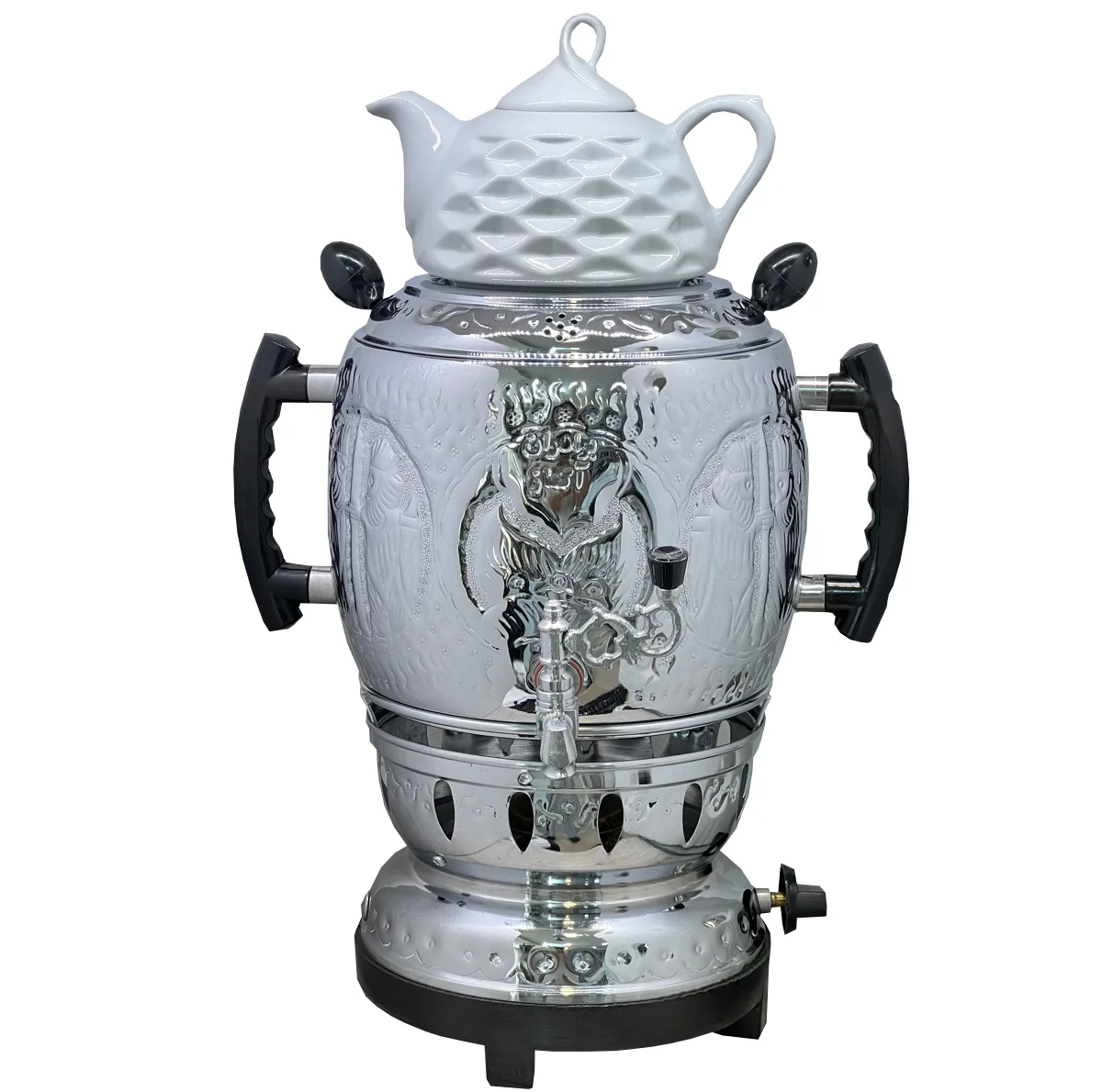 سماور گازی آکماز مدل سه کاره D60 ظرفیت 6 لیتر