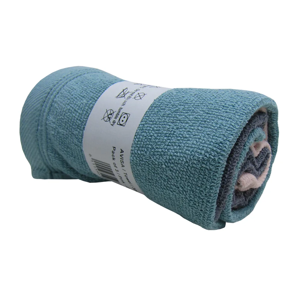 حوله آشپزخانه هوم اند لایف مدل آویسا کد 330007 سایز 30x30 سانتی متر بسته 3 عددی