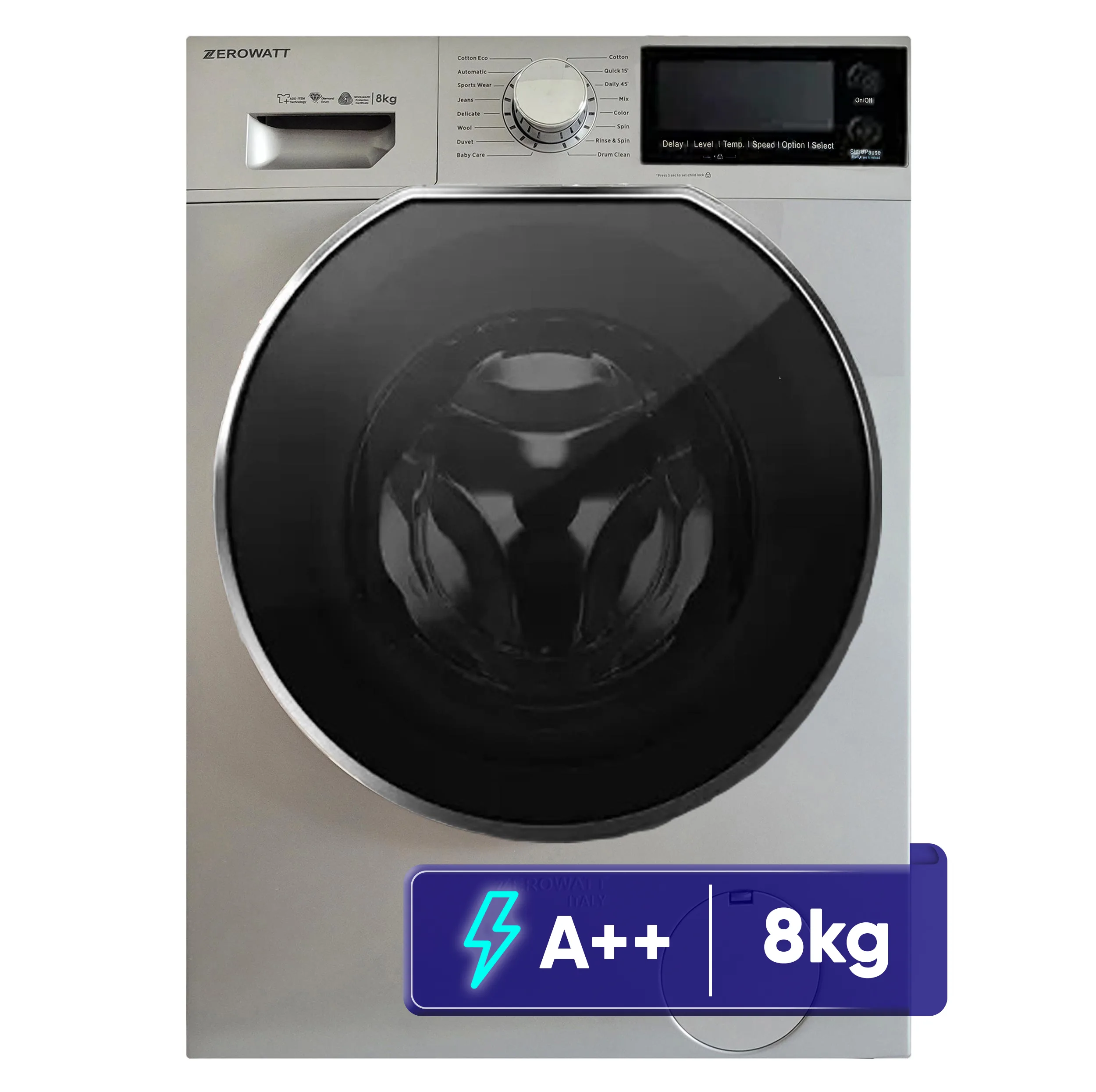 ماشین لباسشویی 8 کیلوگرم اتوماتیک زیرووات مدل FCA 4860 S