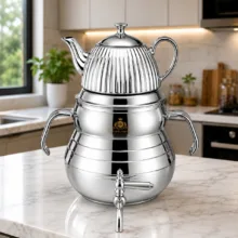 ست کتری و قوری سرهوم مدل 1018 گنجایش کتری 5 لیتر گنجایش قوری 0.5 لیتر