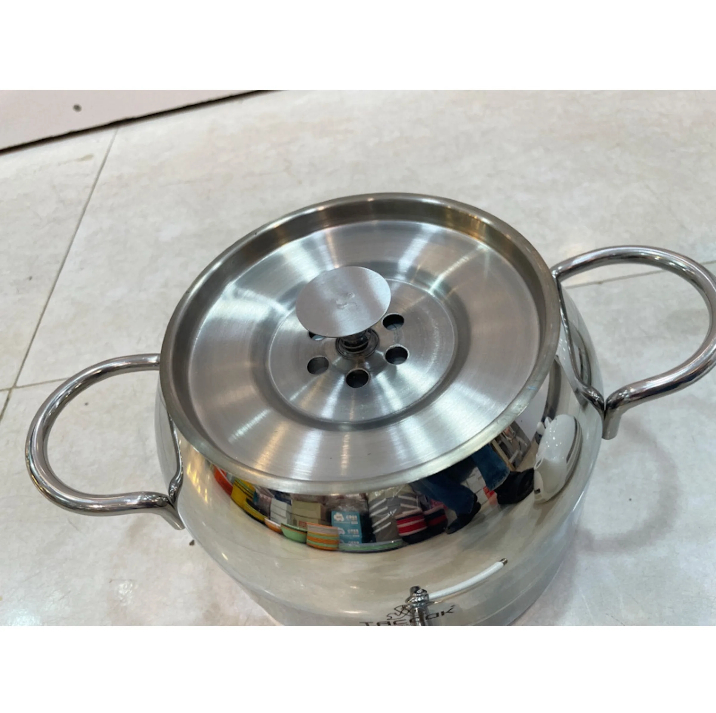 ست کتری و قوری تکوک مدل T-009 گنجایش کتری ۳ لیتر گنجایش قوری ۰/۹ لیتر