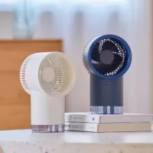 پنکه رومیزی شارژی Air fan مدل XY-365ظرفیت 4000 میلی‌آمپر ساعت