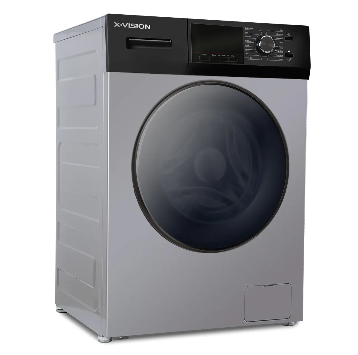 ماشین لباسشویی ایکس ویژن مدل TM84-BWBL/BSBL ظرفیت 8 کیلوگرم