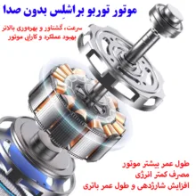 پنکه شارژی مدل مه پاش کد L8