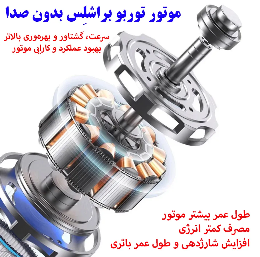پنکه شارژی مدل مه پاش کد L8