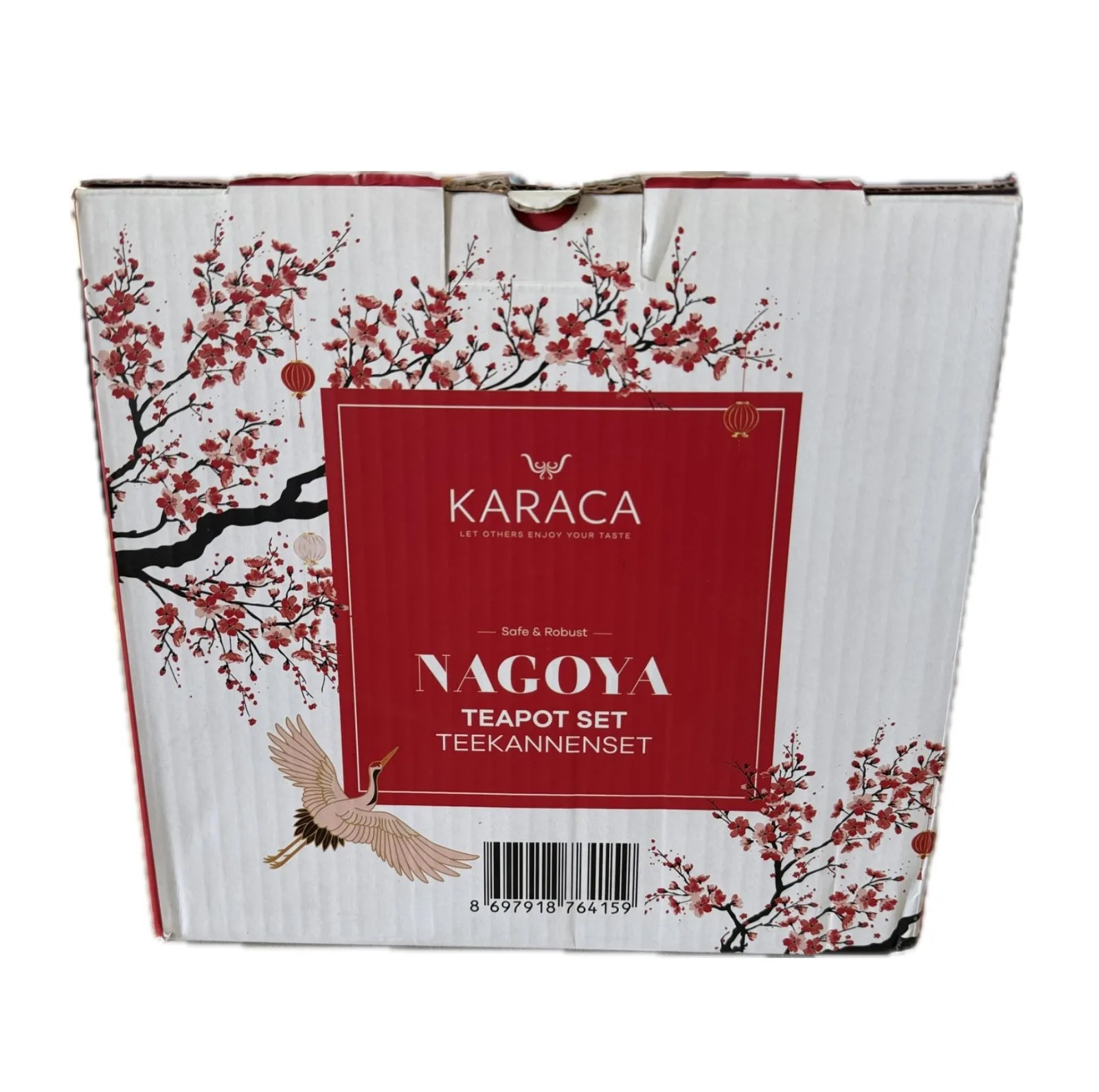 ست کتری و قوری کاراجا مدل Nagoya گنجایش کتری 1.1 لیتر گنجایش قوری 0.9 لیتر