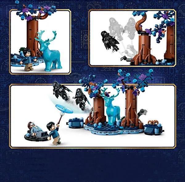 لگو 244 قطعه سری هری پاتر مدل Forbidden Forest: Expecto Patronum کد 76475
