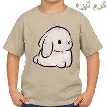 تی‌شرت آستین کوتاه بچگانه مدل خرگوش کد p1