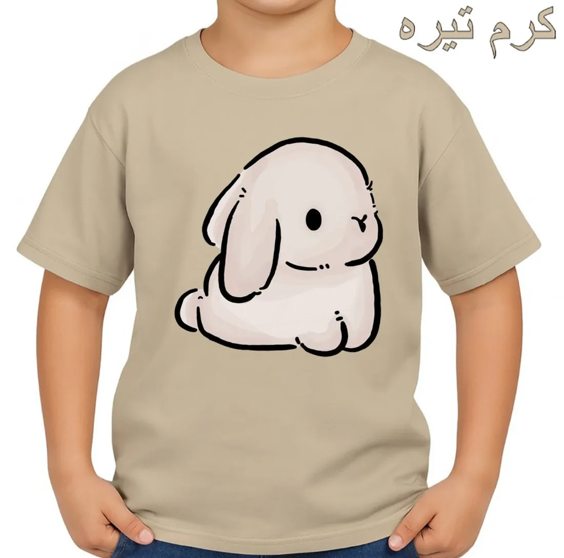 تی‌شرت آستین کوتاه بچگانه مدل خرگوش کد p1