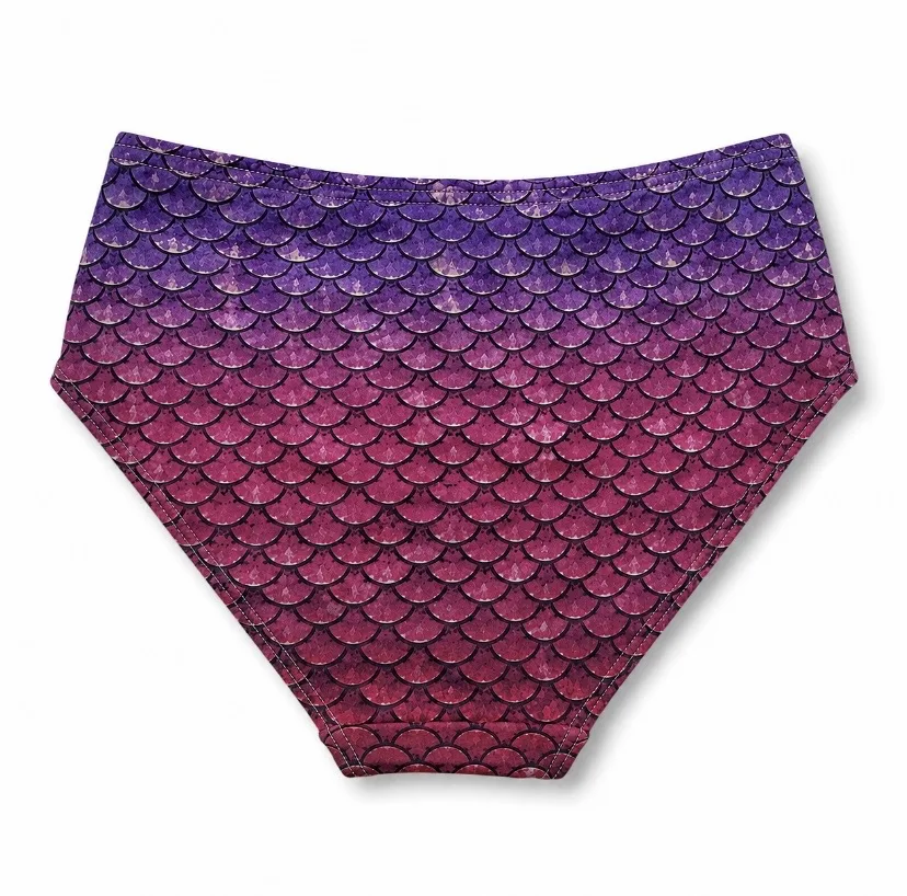 شورت مایو دخترانه مدل Mermaid