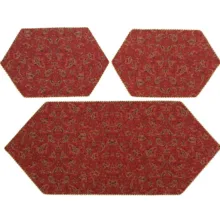 ست 3 تکه رومیزی ترمه کد TRSETE57
