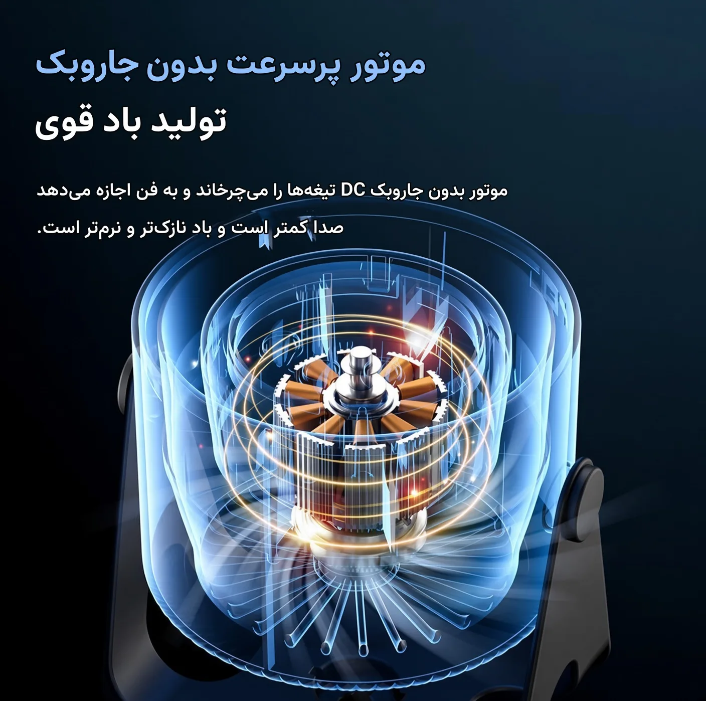 پنکه شارژی مدل BSON-1023