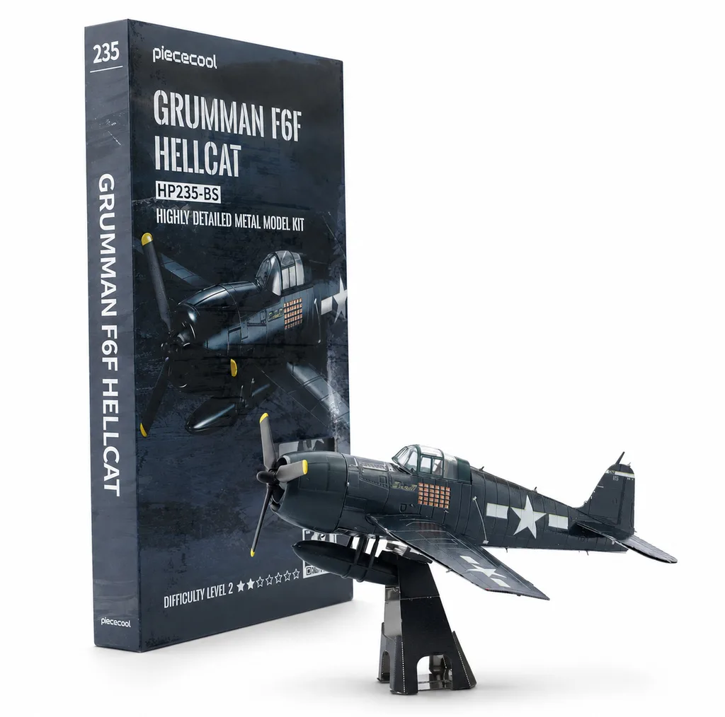 ساختنی 30تکه پیسکول مدل Grumman F6F Hellcat
