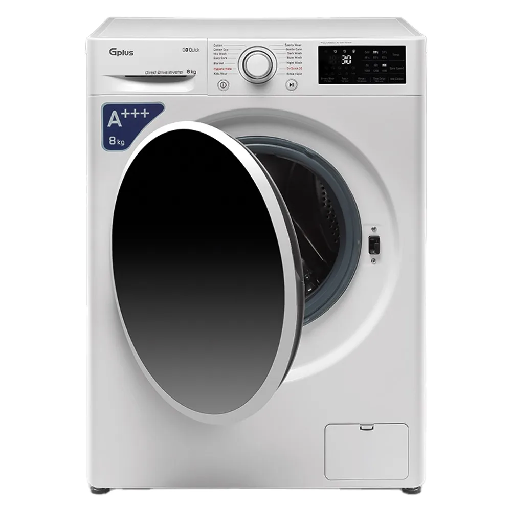 ماشین لباسشویی 8 کیلوگرم اتوماتیک جی پلاس مدل GWM-R87W.KTN