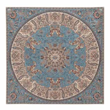 رومیزی ترمه طرح نسترن کد 03