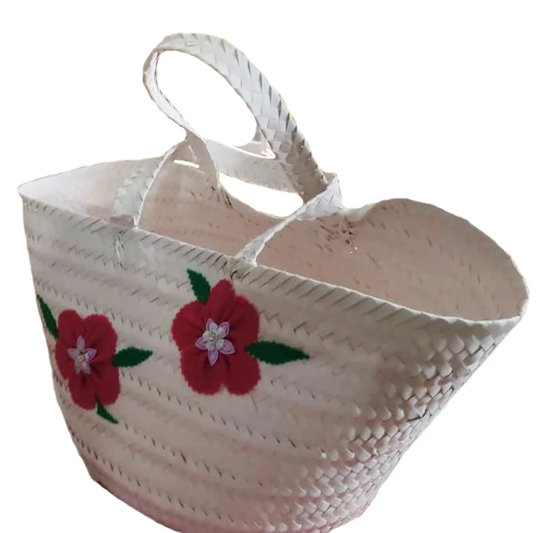 زنبیل حصیری مدل m 140013