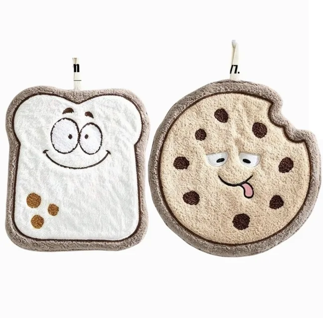دستمال نظافت آشپزخانه پلی استر مدل Toast set بسته 2 عددی