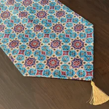 ست رومیزی 4 تکه مدل فیروزه