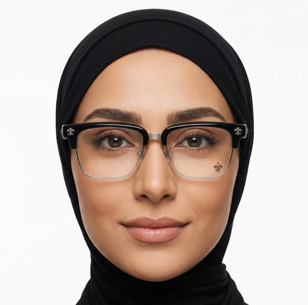 فریم عینک طبی بلوکات کروم هارتز کد l8010