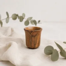 لیوان قهوه چوبی مدل نگار بسته 6 عددی