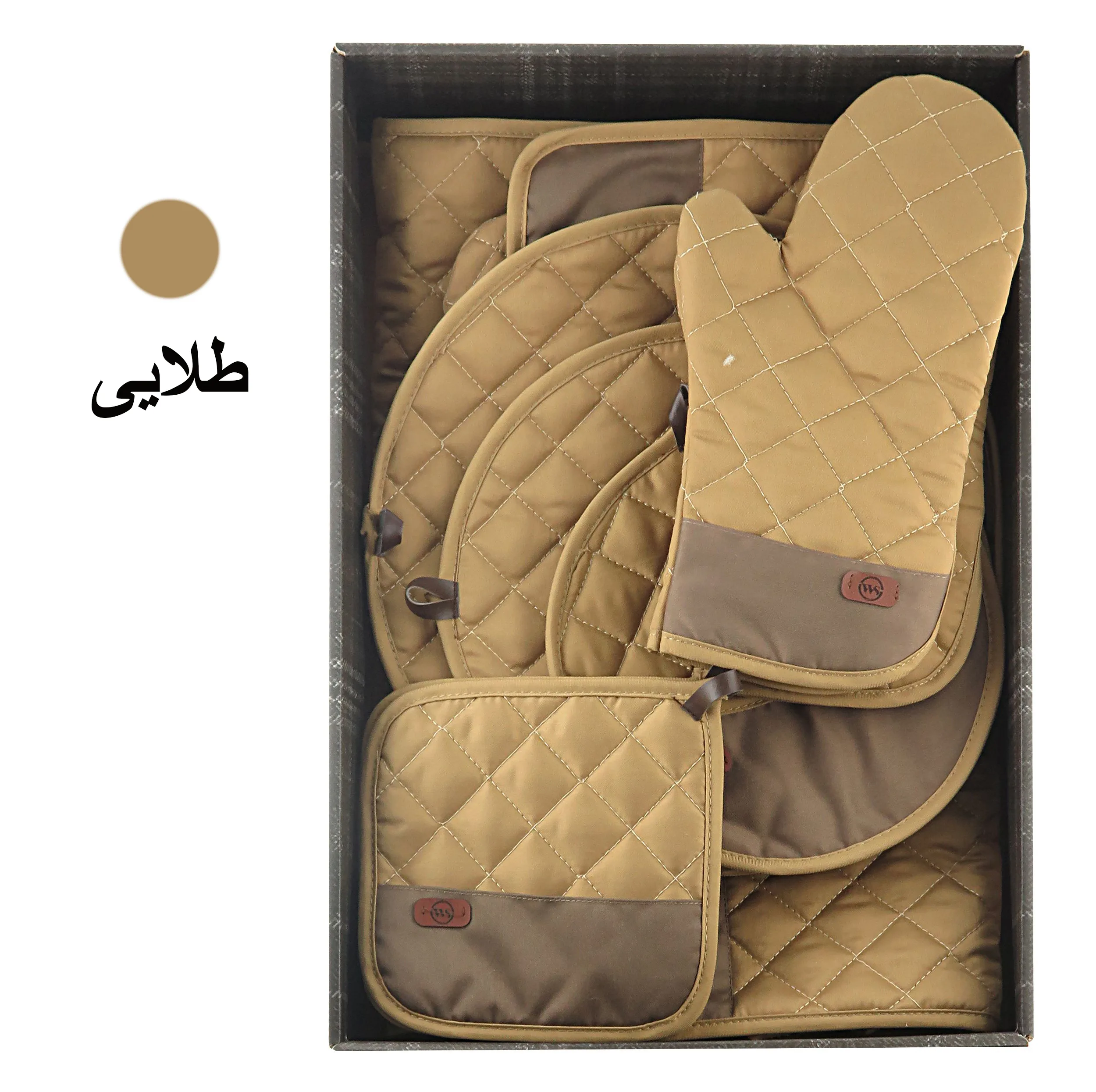 ست لوازم پارچه ای آشپزخانه 12 پارچه دبلیو اس مدل سرآشپز