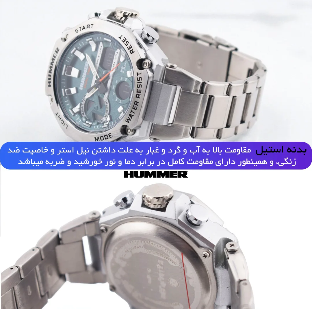 ساعت مچی عقربهای کوارتز مردانه هامر مدل HM1444-C1