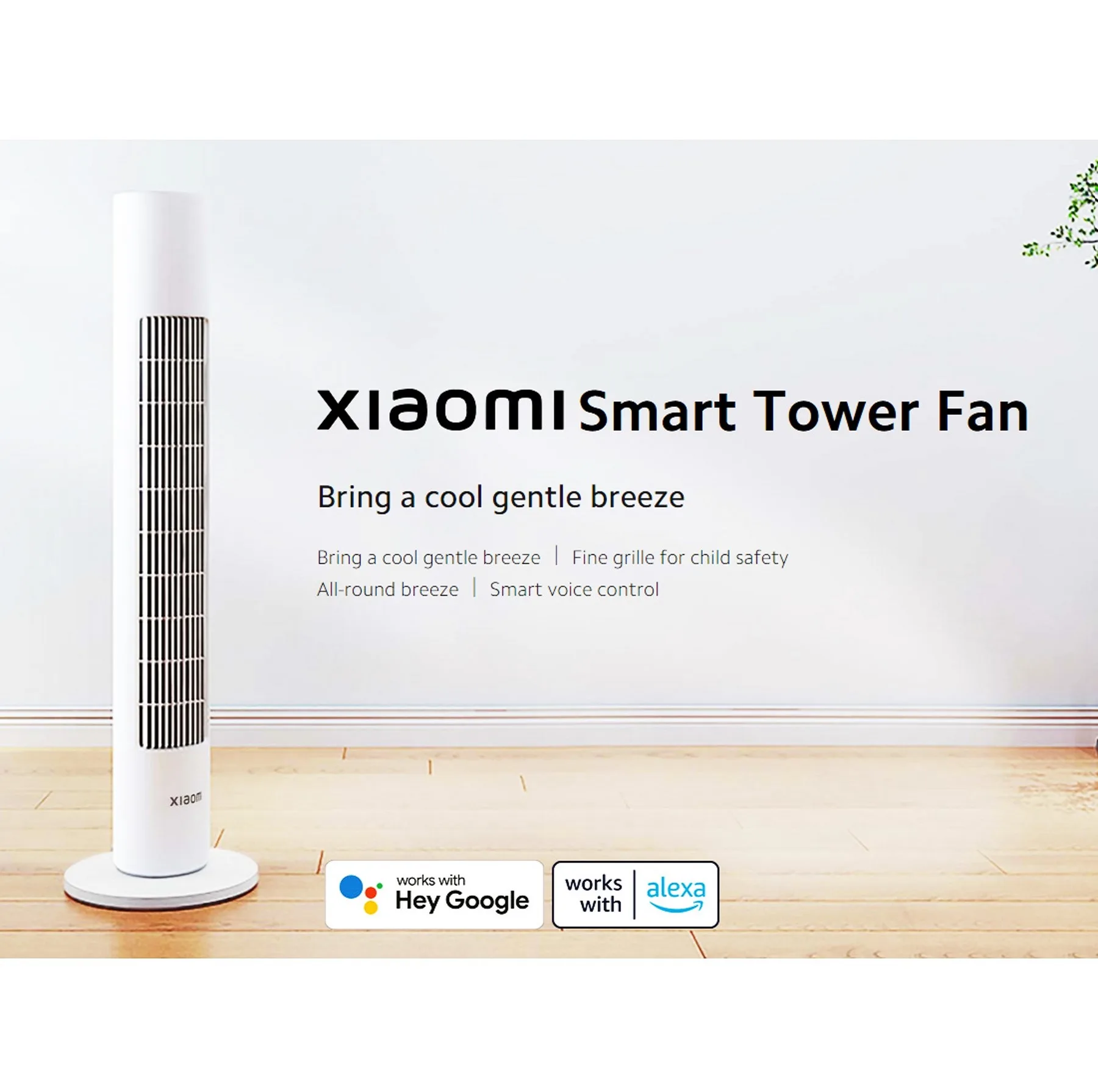 پنکه رومیزی شیائومی مدل Smart Tower Fan 2