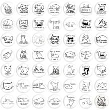 مگنت خندالو مدل گربه Cat کد 138 مجموعه 49 عددی