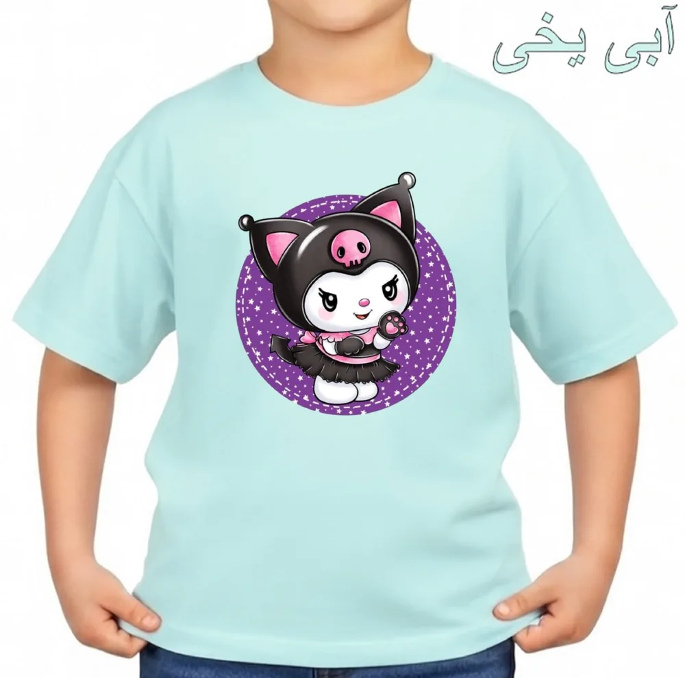 تیشرت آستین کوتاه بچگانه مدل کرومی کد v20
