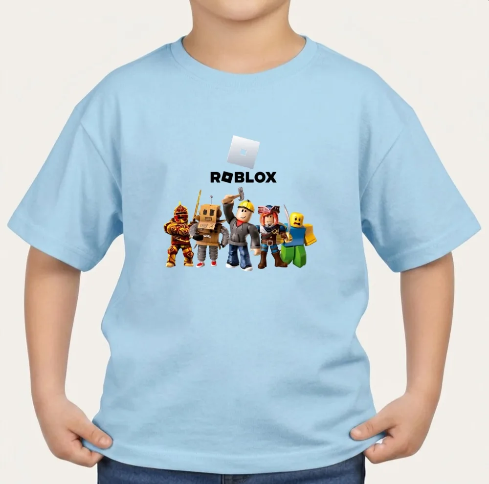 تیشرت آستین کوتاه بچگانه مدل روبلاکس کد p1