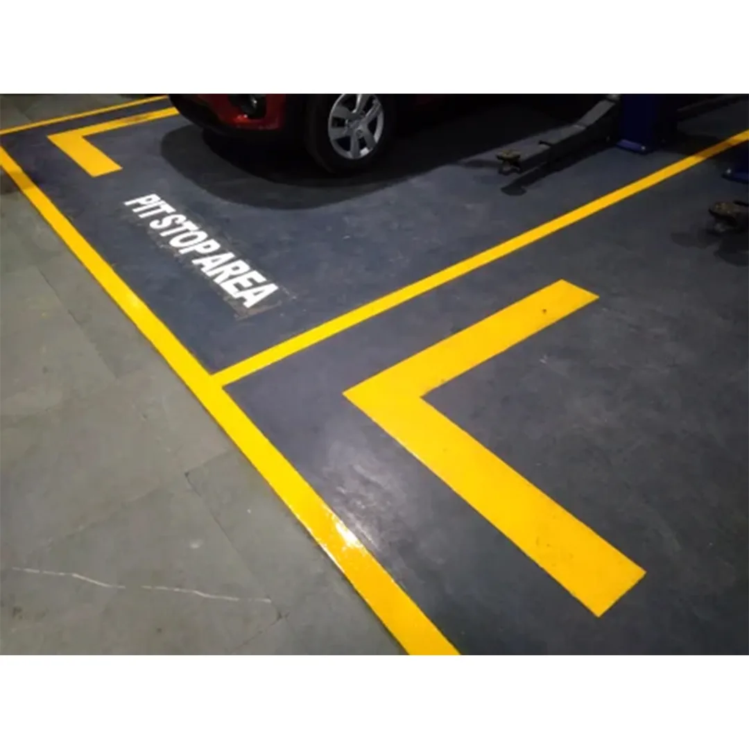 اسپری خط کشی پارکینگ زرد ترافیک دوپلی کالر مدل LINE MARKER حجم 600 میلی لیتر