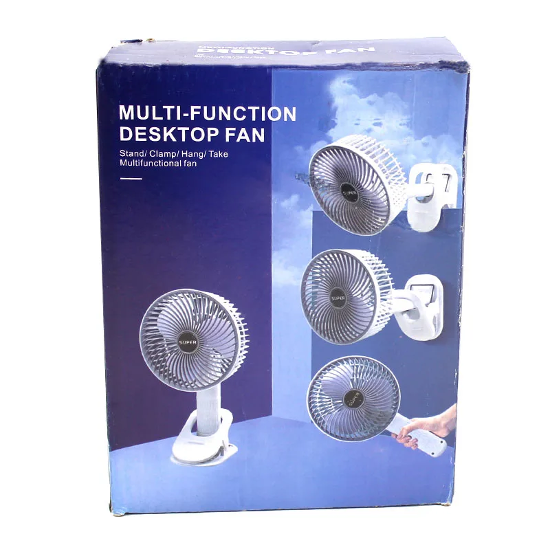 پنکه USB مدل Circulation Clamp Fan ظرفیت 1200 میلی آمپر ساعت
