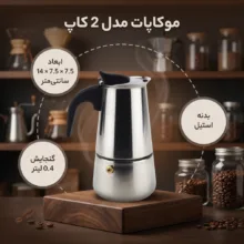 موکاپات مدل 2 کاپ