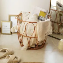 سبد حصیری مدل کوسن