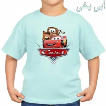 تی‌شرت آستین کوتاه بچگانه مدل ماشین ها کد v2