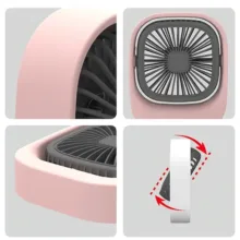 پنکه شارژی مدل136 Desk Fan ظرفیت  1200 میلی آمپر