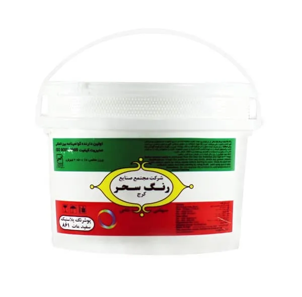 رنگ تمام پلاستیک ممتاز سحر کد861 وزن 5 کیلوگرم