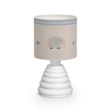 آباژور رومیزی کودک مامز کیوتی مدل فیل آبی کد AB-56