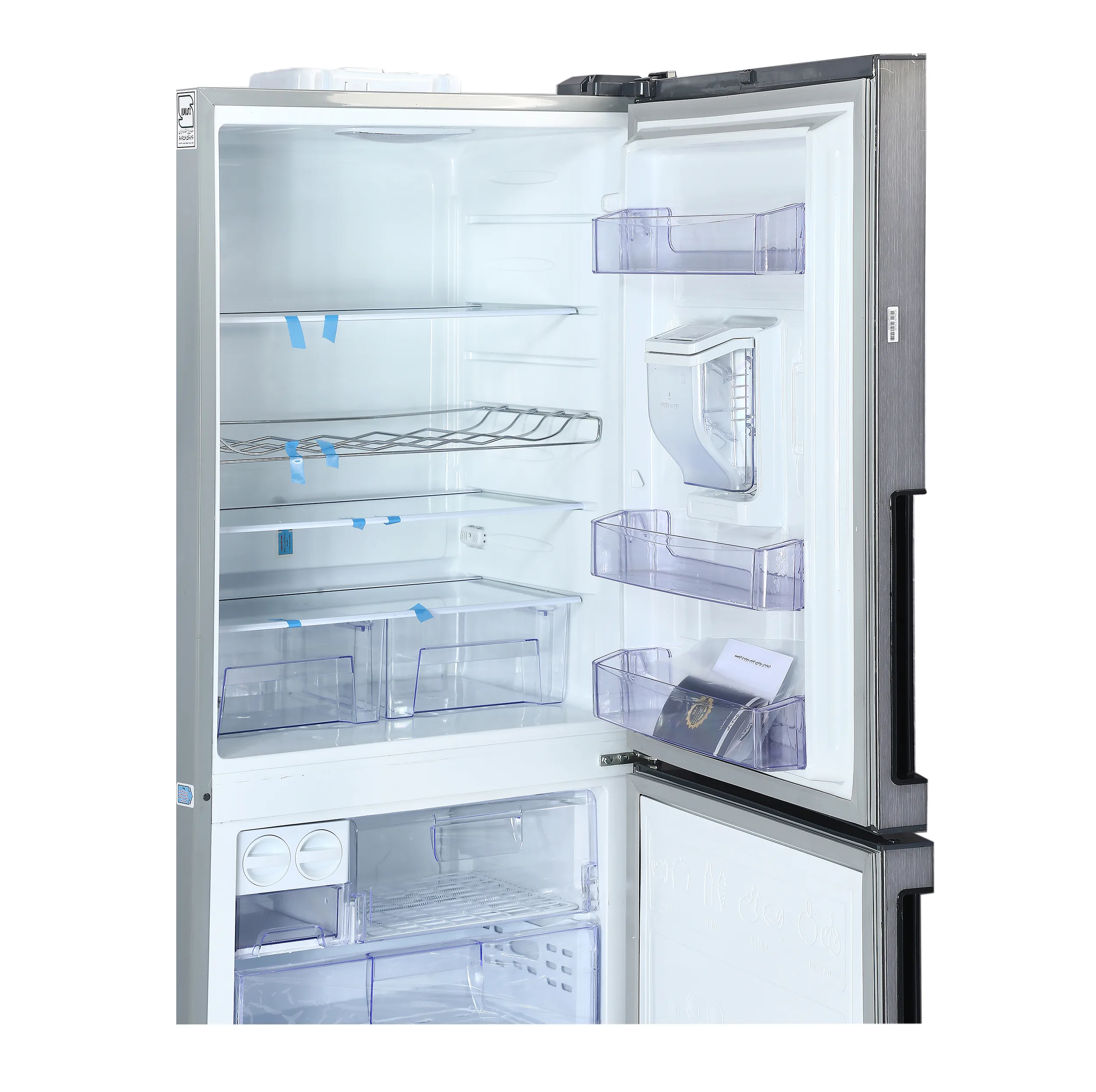 یخچال فریزر طرح فریزر پایین 22 فوت استیلون مدل SPIRING - 17402