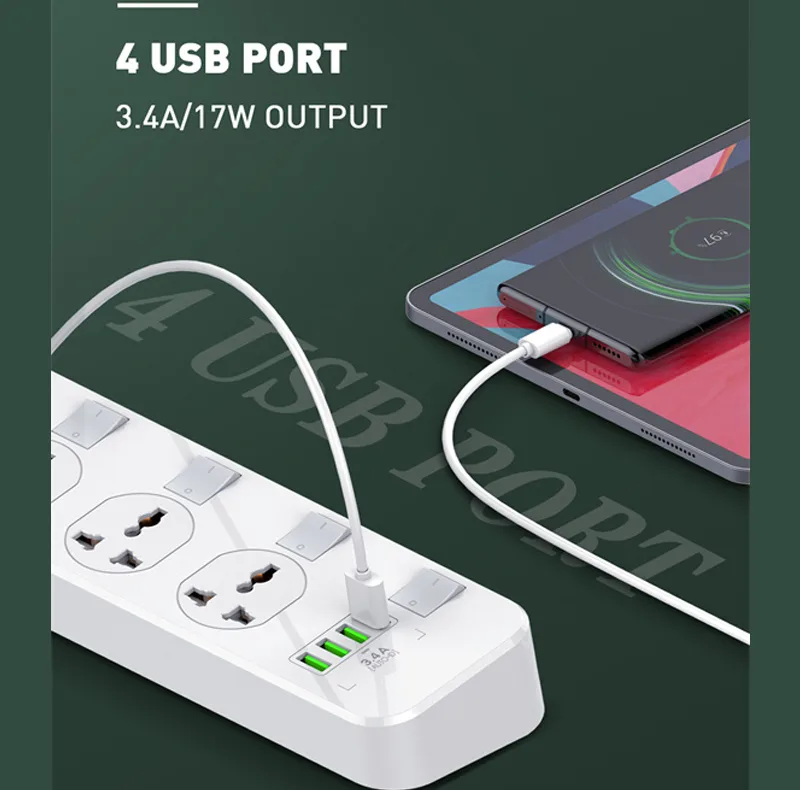چند راهی برق الدینیو مدل Power Socket