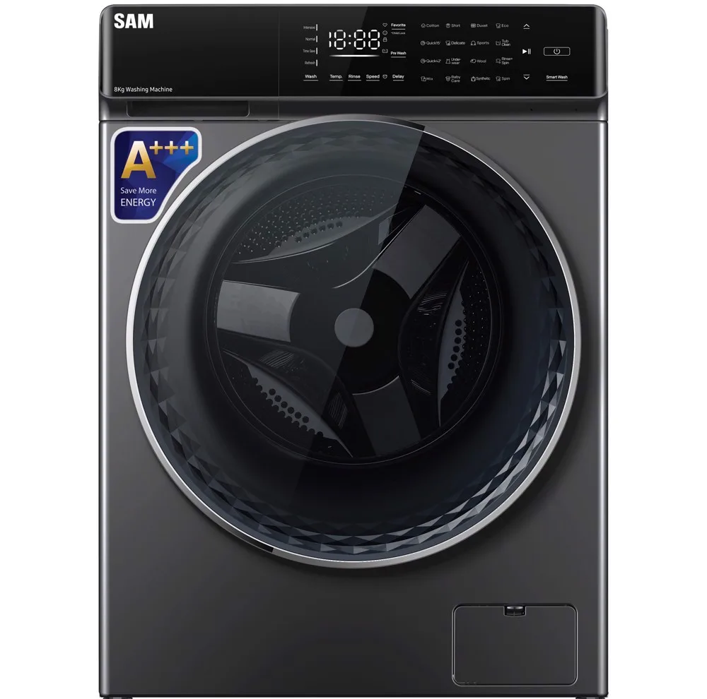 ماشین لباسشویی 9 کیلوگرم اتوماتیک سام مدل DD-P1485/IN