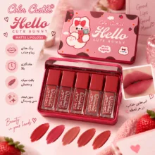 رژ لب مایع کالر کستل مدل Hello مجموعه 5 عددی